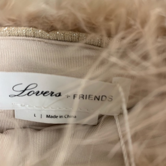 LOVERS AND FRIENDS, Nude Shimmer Courtney dress NWT - Picture 6 of 12